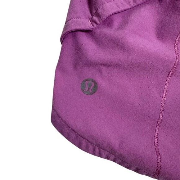 Lululemon Speed Up Short Long 4” Magenta Glow Women’s Size 2 - Picture 4 of 13